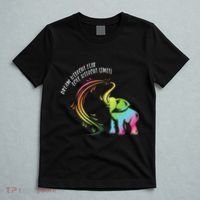Dream Without Fear Love Without Limits Colorful Elephant T-Shirt thumb 5
