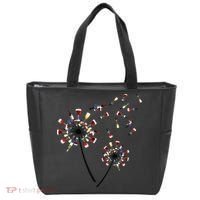 Dandelion Wine Glass Love Wine Drinking Gift Wine Lover Tote Bag thumb 0