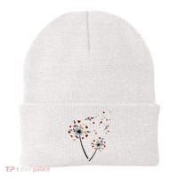 Dandelion Wine Glass Love Wine Drinking Gift Wine Lover Beanie thumb 0