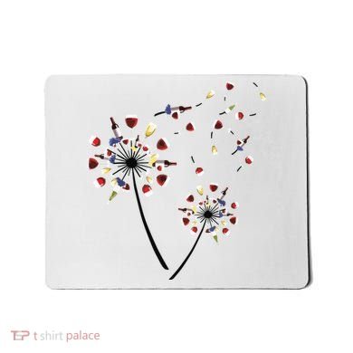 Dandelion Wine Glass Love Wine Drinking Gift Wine Lover Mousepad