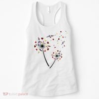 Dandelion Wine Glass Love Wine Drinking Gift Wine Lover Women's Tank Top thumb 0