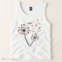Dandelion Wine Glass Love Wine Drinking Gift Wine Lover Tank Top thumb 2