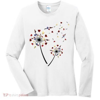 Dandelion Wine Glass Love Wine Drinking Gift Wine Lover Women's Long Sleeve Shirt