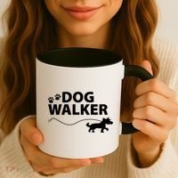 Dog Walker Gift Coffee Mug thumb 3