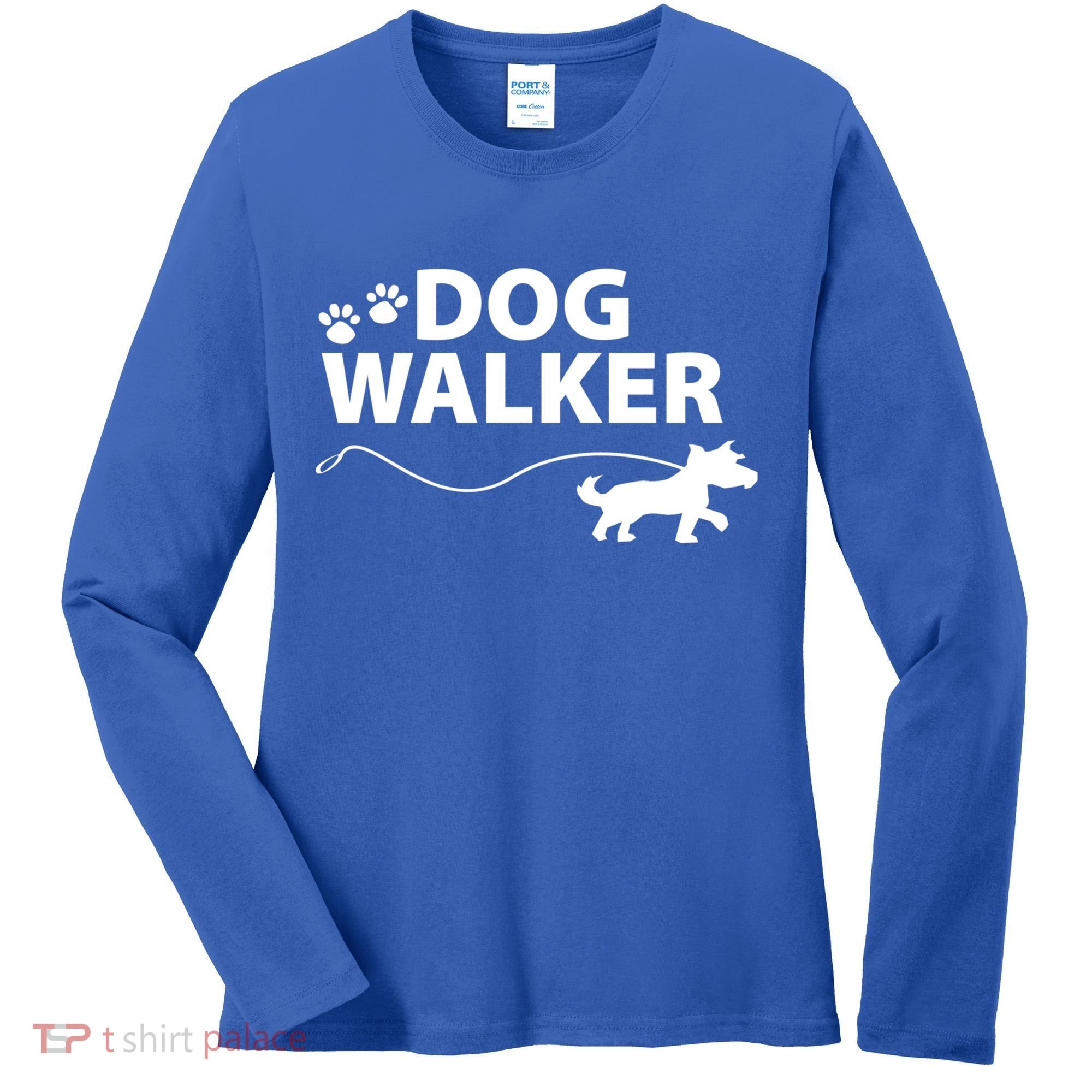 Dog Walker Gift Women's Long Sleeve Shirt