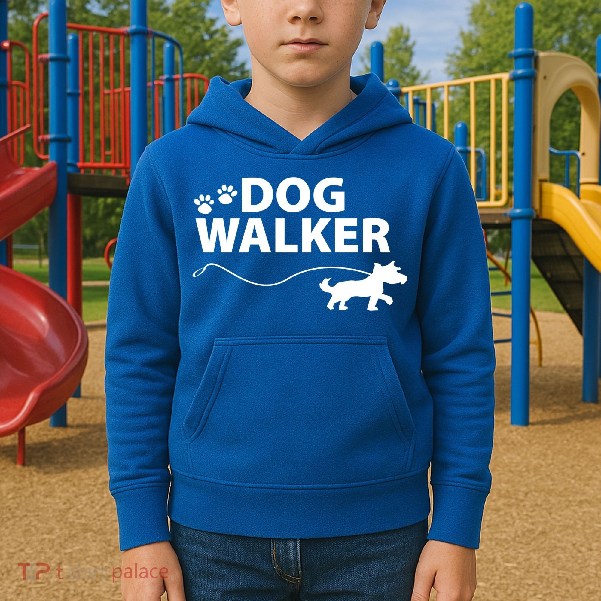 Dog Walker Gift Kids Hoodie