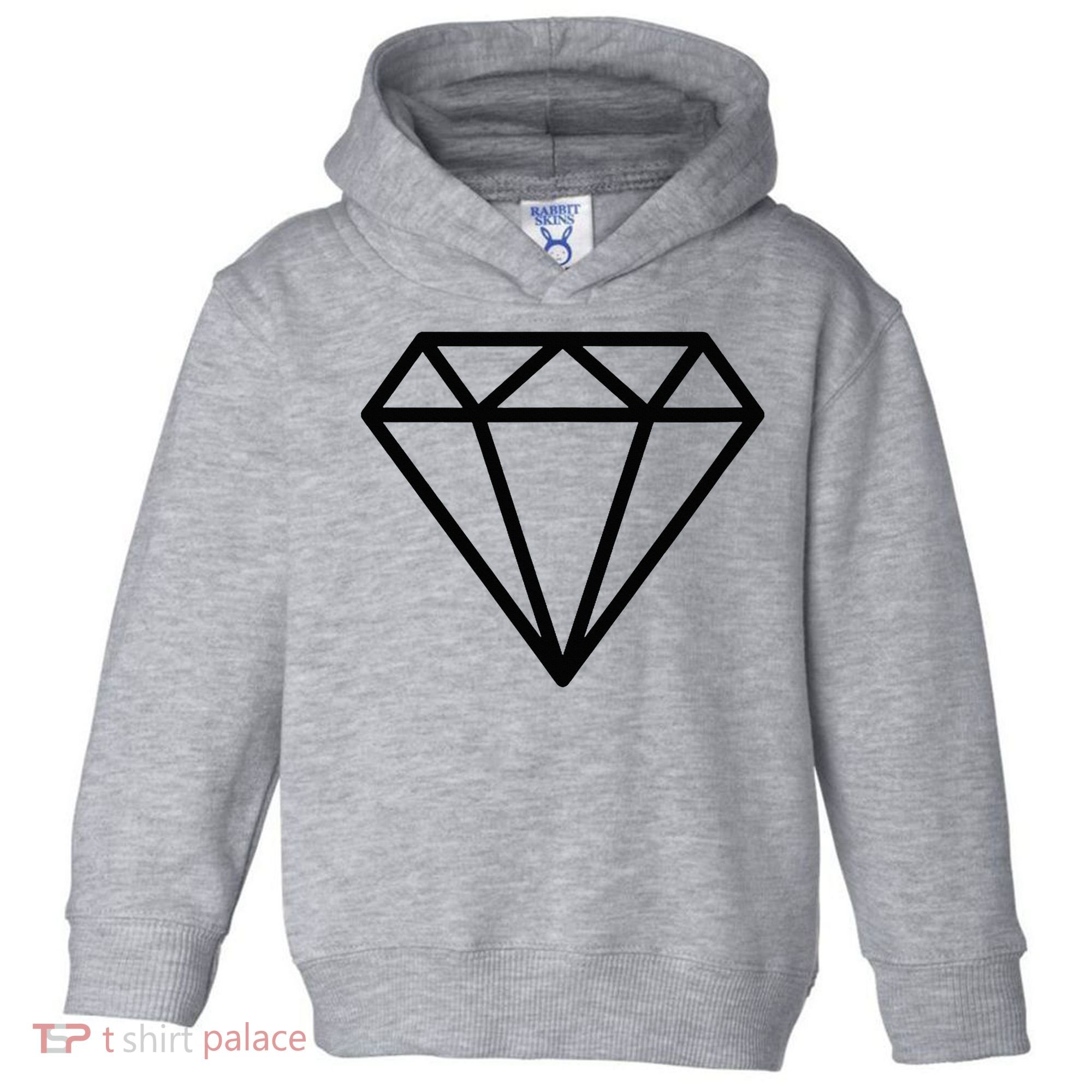 Diamond White Graphic Cool White Toddler Hoodie