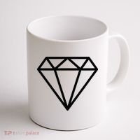 Diamond White Graphic Cool White Coffee Mug thumb 1