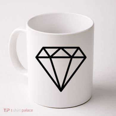 Diamond White Graphic Cool White Coffee Mug