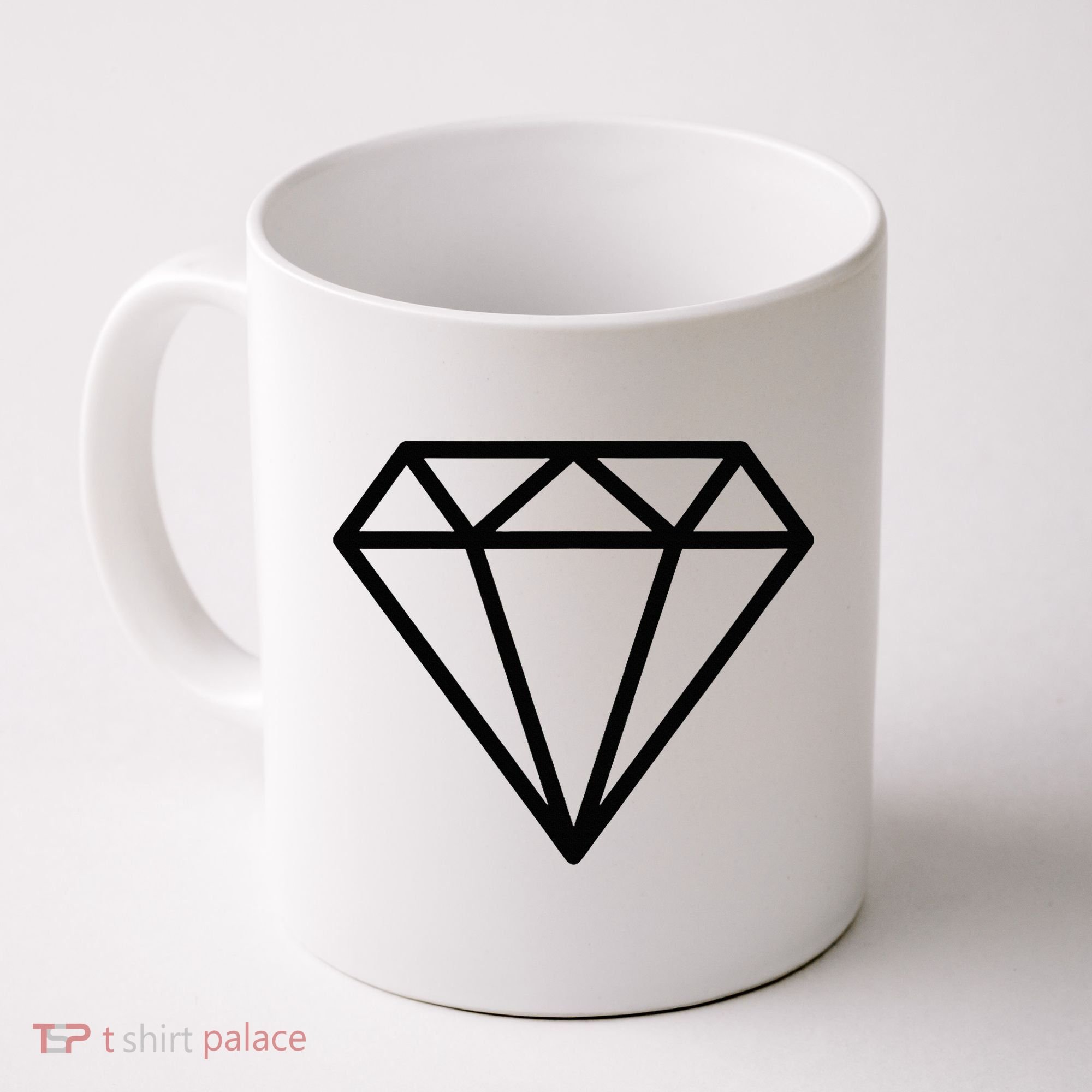 Diamond White Graphic Cool White Coffee Mug