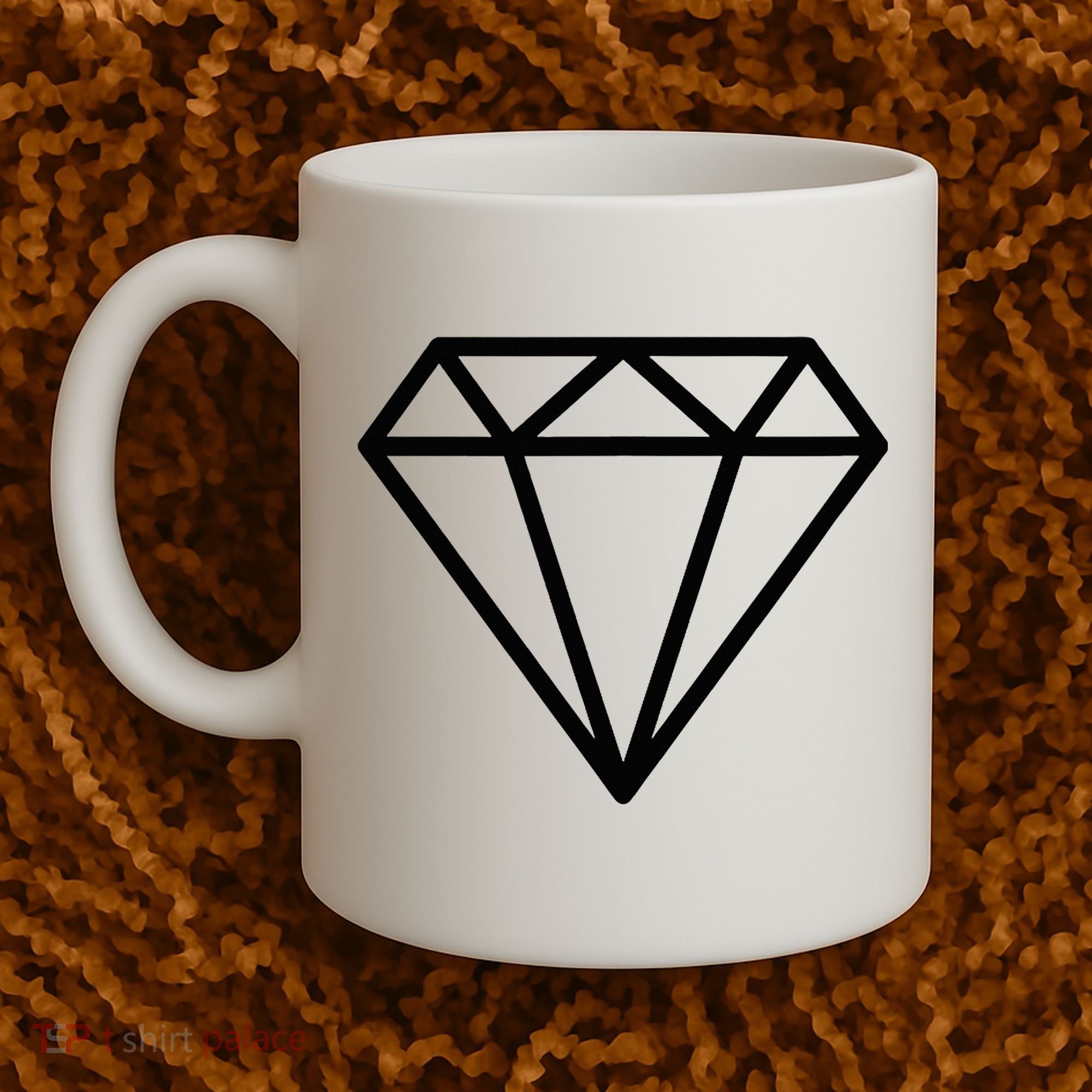 Diamond White Graphic Cool White Coffee Mug