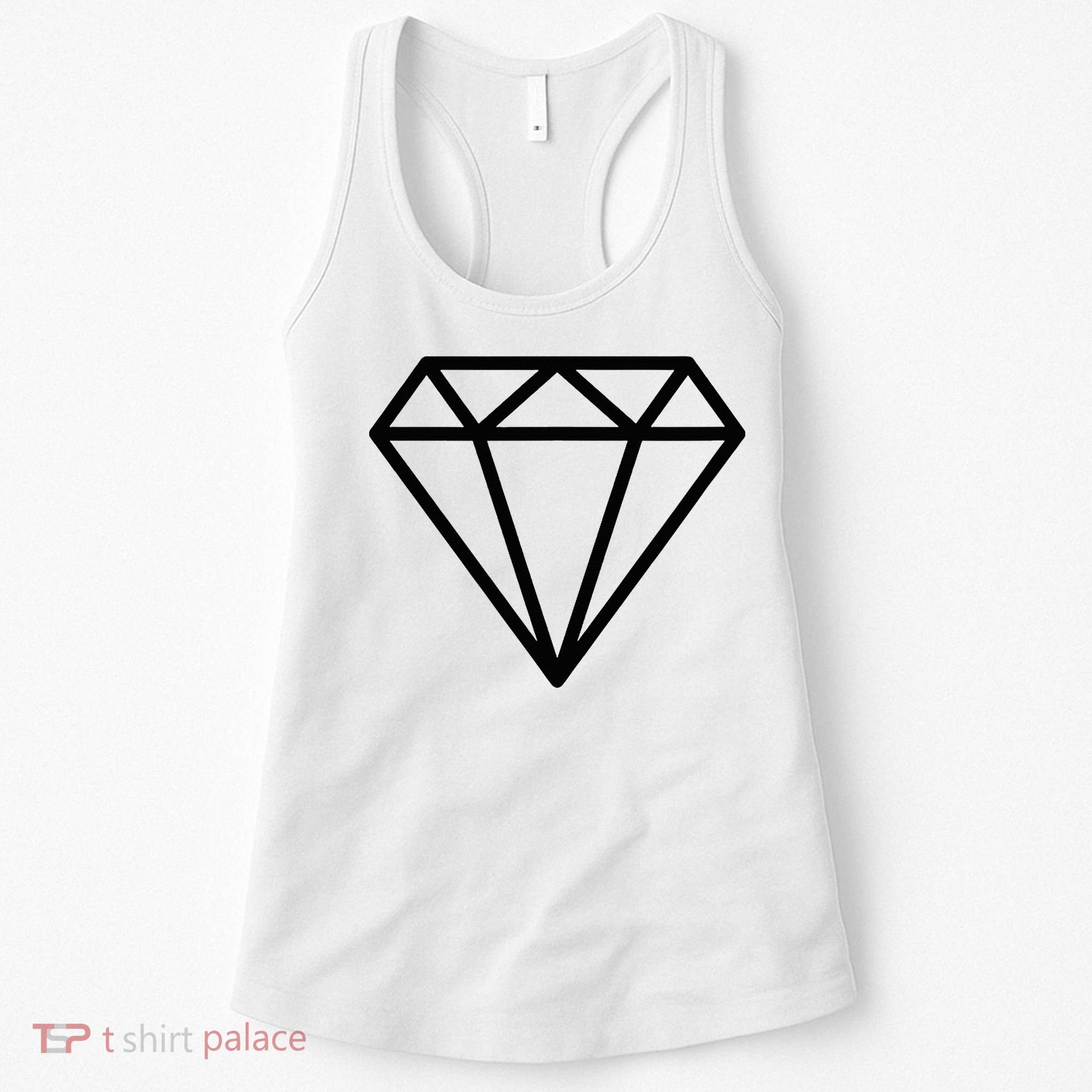Diamond White Graphic Cool White Women's Tank Top