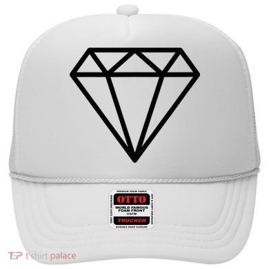 Diamond White Graphic Cool White Hat