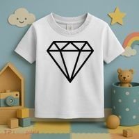 Diamond White Graphic Cool White Toddler T-Shirt thumb 3