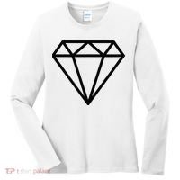 Diamond White Graphic Cool White Women's Long Sleeve Shirt thumb 0