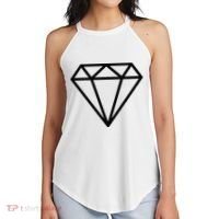 Diamond White Graphic Cool White Women's Perfect Tri Rocker Tank thumb 2