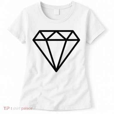Diamond White Graphic Cool White Women's T-Shirt