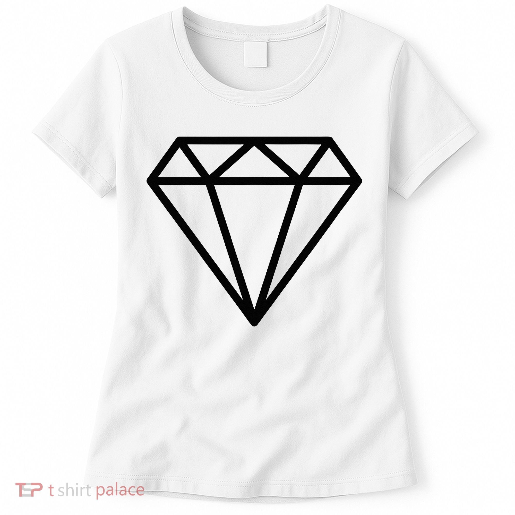 Diamond White Graphic Cool White Women's T-Shirt