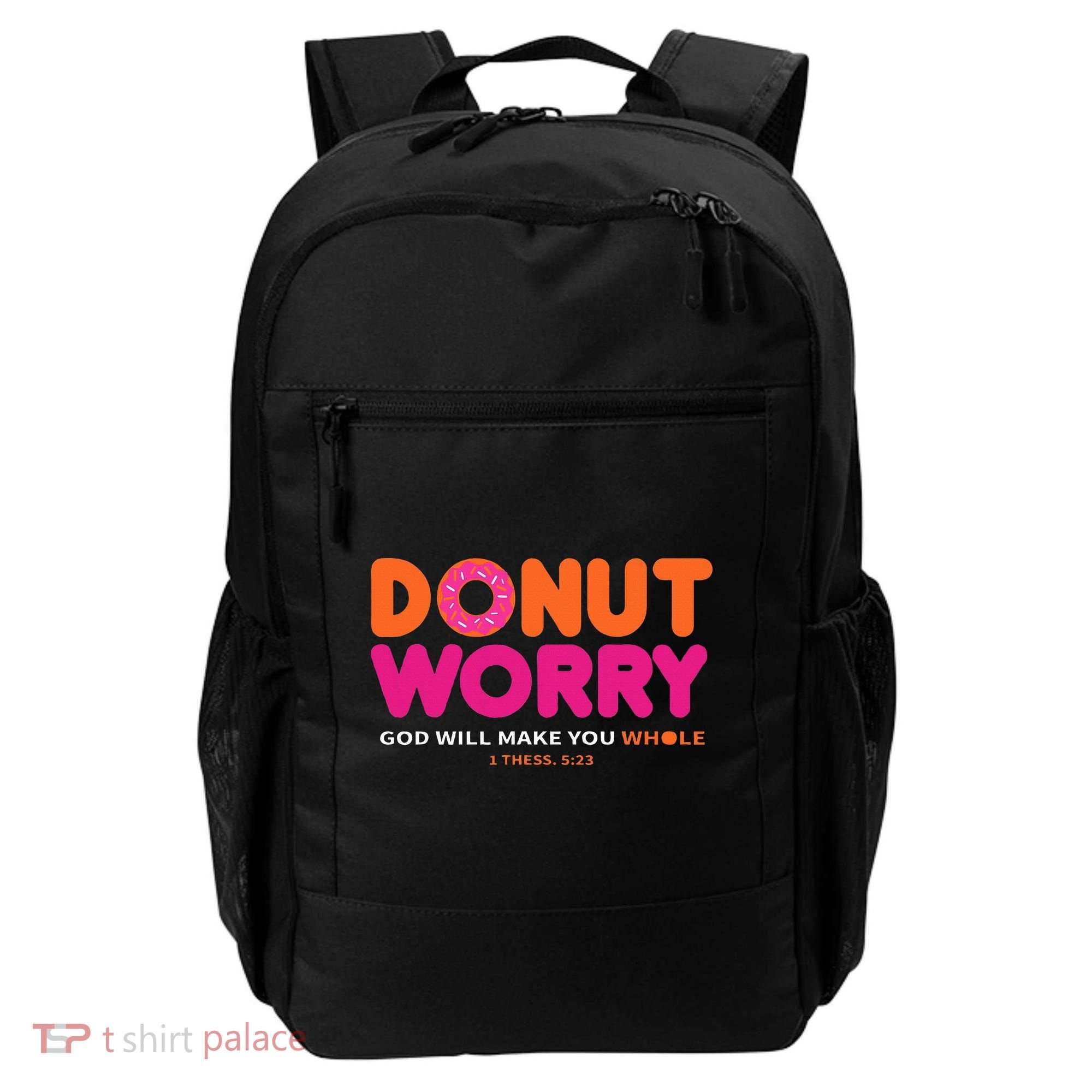 Donut Worry God Will Make You Whole Backpack