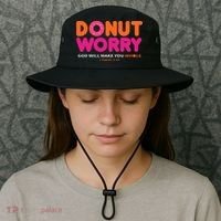 Donut Worry God Will Make You Whole Bucket Hat thumb 3