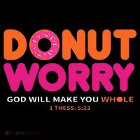 Donut Worry God Will Make You Whole Coaster thumb 2