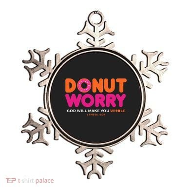 Donut Worry God Will Make You Whole Ornament