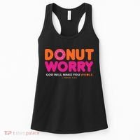 Donut Worry God Will Make You Whole Women's Tank Top thumb 0