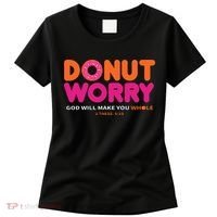 Donut Worry God Will Make You Whole Women's T-Shirt thumb 0