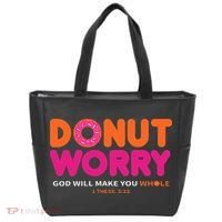 Donut Worry God Will Make You Whole Tote Bag thumb 0