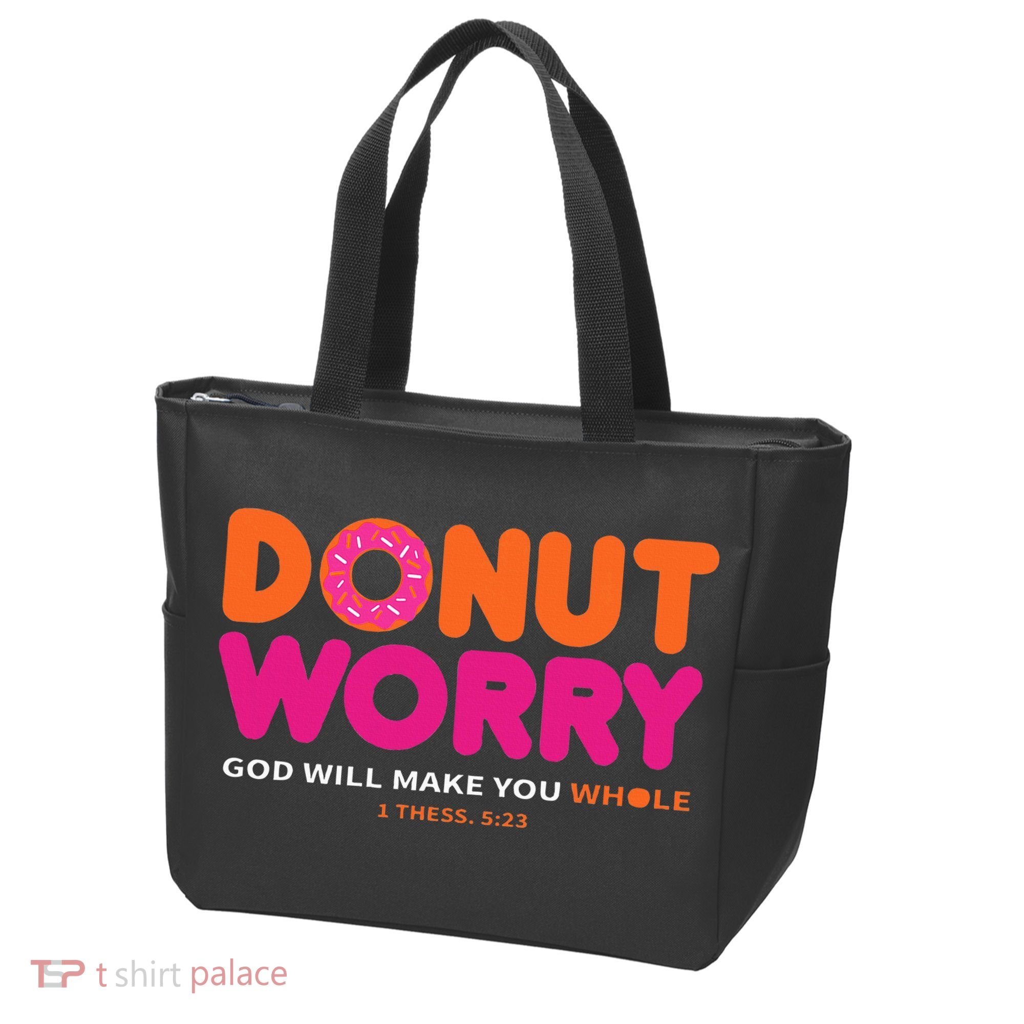 Donut Worry God Will Make You Whole Tote Bag
