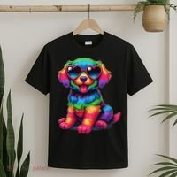 Dog Wearing Glasses Heart Puppy Love Dog T-Shirt thumb 2