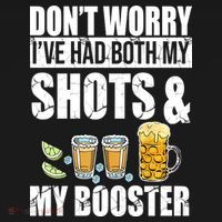 Don't Worry Had Both My Shots And Booster Funny Backpack thumb 2