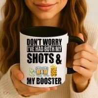 Don't Worry Had Both My Shots And Booster Funny Coffee Mug thumb 3