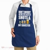 Don't Worry Had Both My Shots And Booster Funny Apron thumb 2