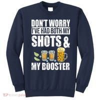 Don't Worry Had Both My Shots And Booster Funny Sweatshirt thumb 0
