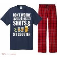 Don't Worry Had Both My Shots And Booster Funny Pajama Set thumb 0