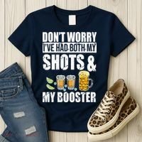 Don't Worry Had Both My Shots And Booster Funny Women's T-Shirt thumb 3