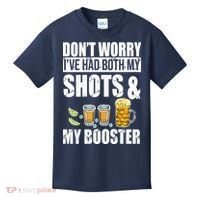 Don't Worry Had Both My Shots And Booster Funny Kids T-Shirt thumb 0