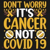Don't Worry It's Cancer Not Covid 19 Breast Cancer Ornament thumb 1