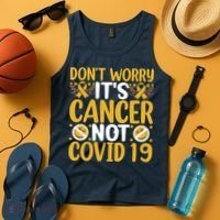 Don't Worry It's Cancer Not Covid 19 Breast Cancer Tank Top thumb 4