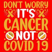 Don't Worry It's Cancer Not Covid 19 Breast Cancer Santa Hat thumb 1