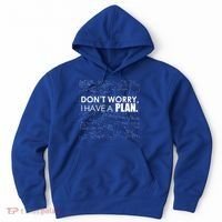 Don't Worry I Have A Plan Funny Math Joke Sarcasm Hoodie thumb 0