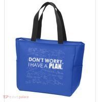 Don't Worry I Have A Plan Funny Math Joke Sarcasm Tote Bag thumb 3