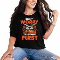 Dont Worry I Hugged It First Funny Arborist Gift Lumberjack Comfort Colors T-Shirt thumb 0