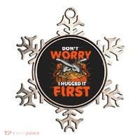 Dont Worry I Hugged It First Funny Arborist Gift Lumberjack Ornament thumb 0