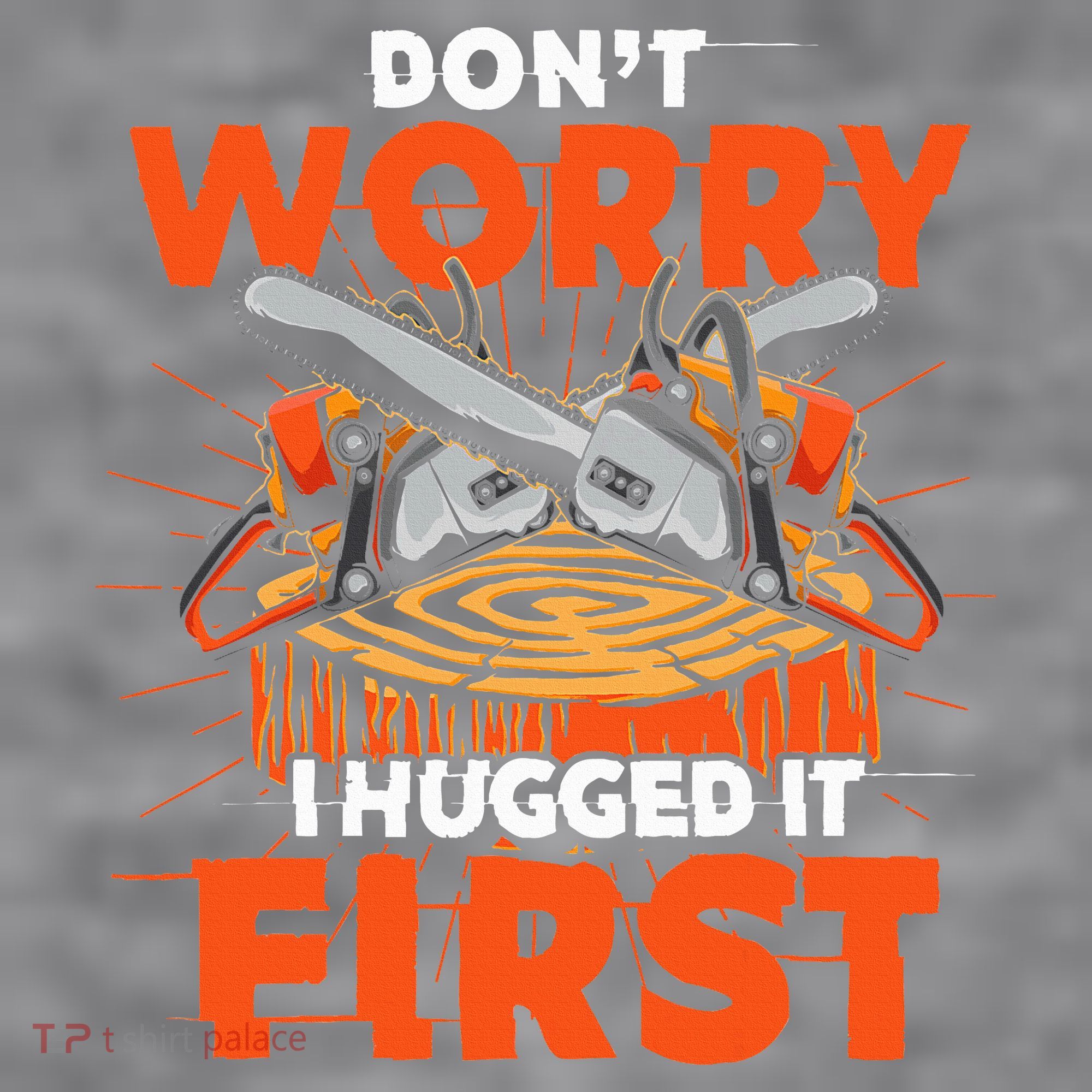 Dont Worry I Hugged It First Funny Arborist Gift Lumberjack Women's Racerback Cropped Tank