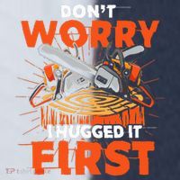 Dont Worry I Hugged It First Funny Arborist Gift Lumberjack Sport-Tek Competitor United Soccer Jersey thumb 4
