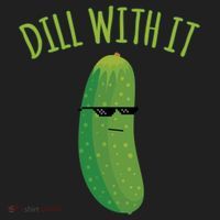 Dill With It Funny Pickle Cute Gift Women's Sweatshirt thumb 2