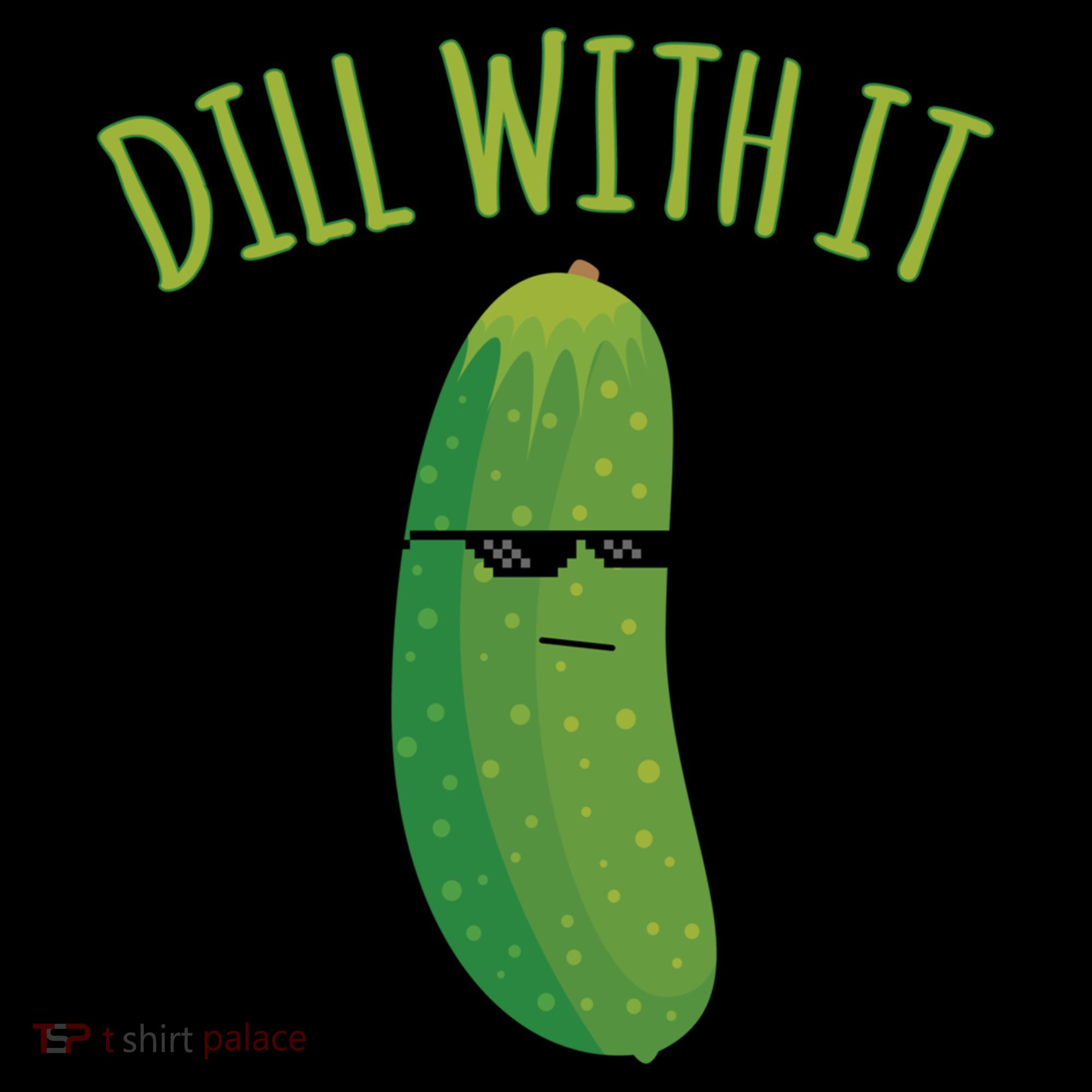 Dill With It Funny Pickle Cute Gift Backpack