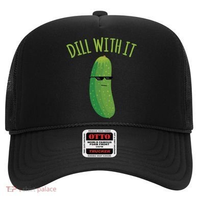 Dill With It Funny Pickle Cute Gift Hat